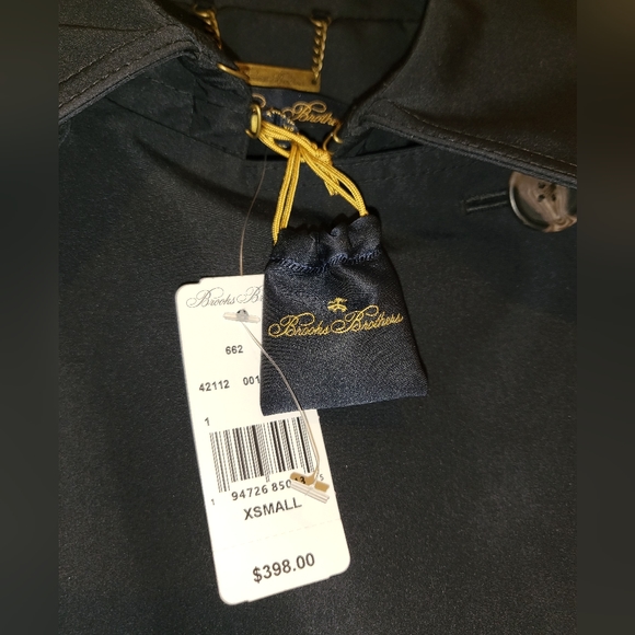 Brooks Brothers Midnight Blue Trench Coat - Picture 8 of 8